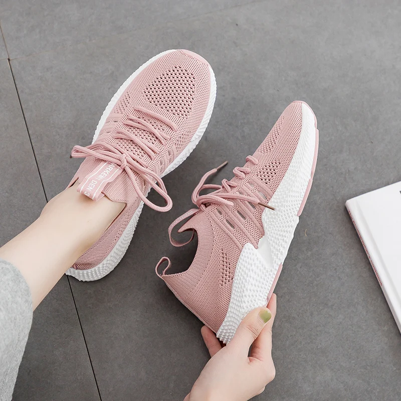 

Basket Femme Women High Quality Casual Shoes Breathable Air Mesh Sneakers Female Vulcanized Shoes Wear Resistant Trainers