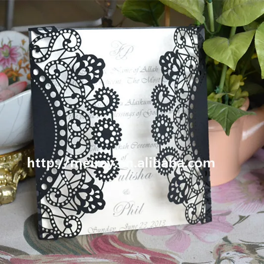 Wedding Card Design Clic Elegant Style Impressive Indian Wedding Decorations Laser Invitation Card