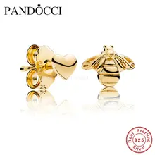 pandora bee and heart earrings pandora bee and heart earrings