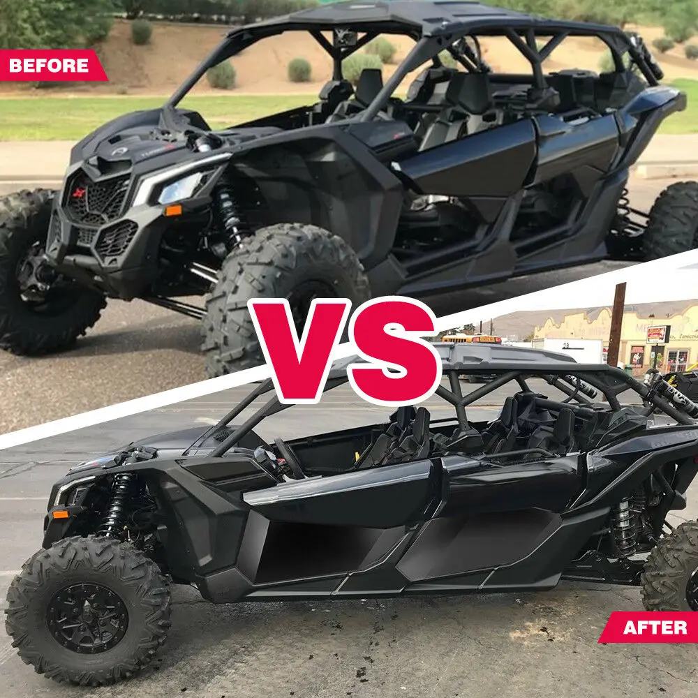 KEMiMOTO UTV четыре двери Нижняя дверь вставки панели для Can-Am X3-MAX XDS/Turbo для Can-Am X3 MAX XRS/R Turbo