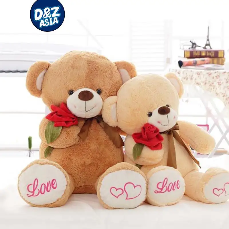 lovely roses teddy bear