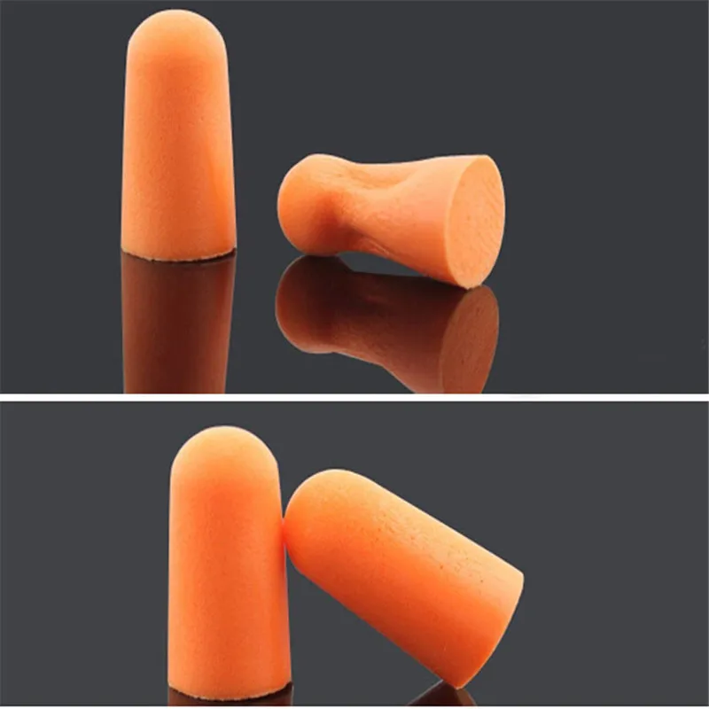 Soft Foam Ear Plugs Defenders Protectors Earplugs Reusable Travel Noise  Reducer Sleeping Well  (5)