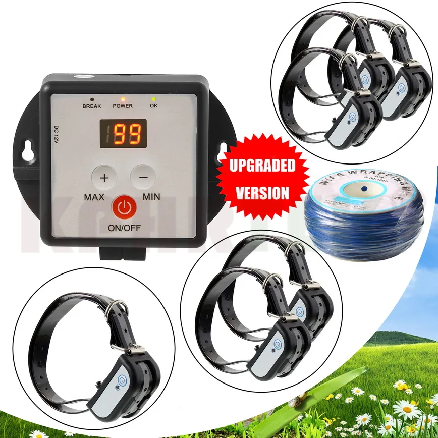 Système De Clôture Électronique Pour Chiens, Avec Récepteur Rechargeable Et Étanche, Tonalité D