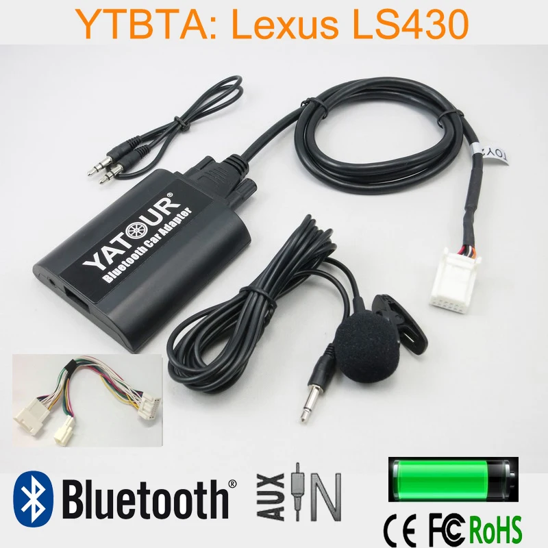 Yatour автомобиля Радио Стерео Bluetooth aux громкой связи динамик телефон Авто адаптер