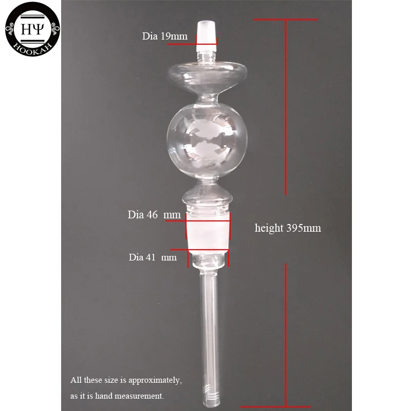 

1PC GLASS DOWN STEM SHAFT DIFFUSER FOR LED ART SHISHA HOOKAH BOSS FIT KALOUD LOTUS SILICONE CLAY FLAVOR BOWL NARGUILE EHEAD