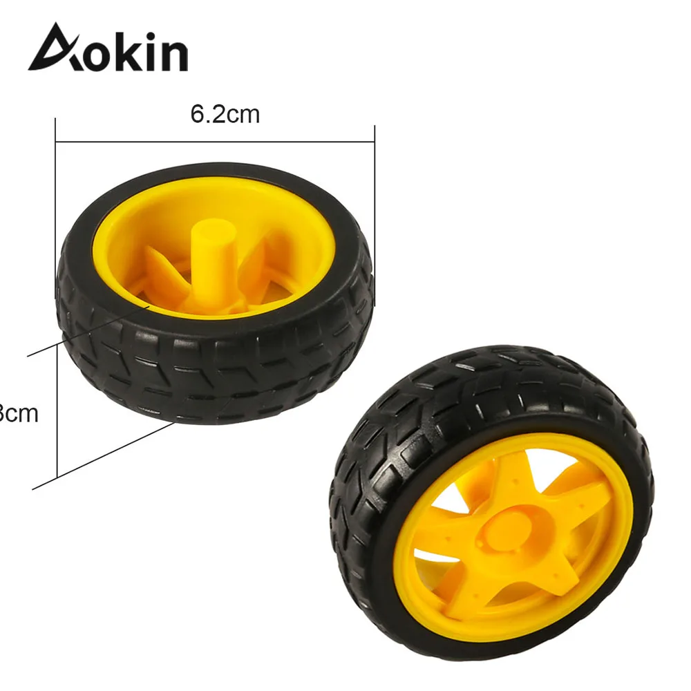 

TT Motor Motor Wheels Smart Car Chassis Robot Remote Control Car Wheels for arduino Diy Kit