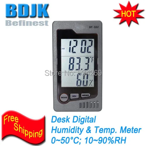 

Desktop Digital Hygrometer & Thermometer Indoor C/F Humidity and Temperature Meters