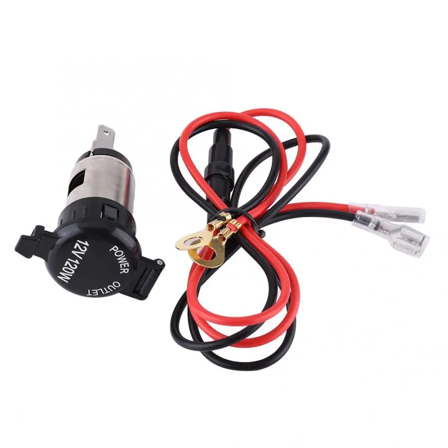 

12V 120W Waterproof Cigarette Lighter Socket Power Plug for Car Motorcycle Boat Motorbike Accessories Cigarette Lighter Plug
