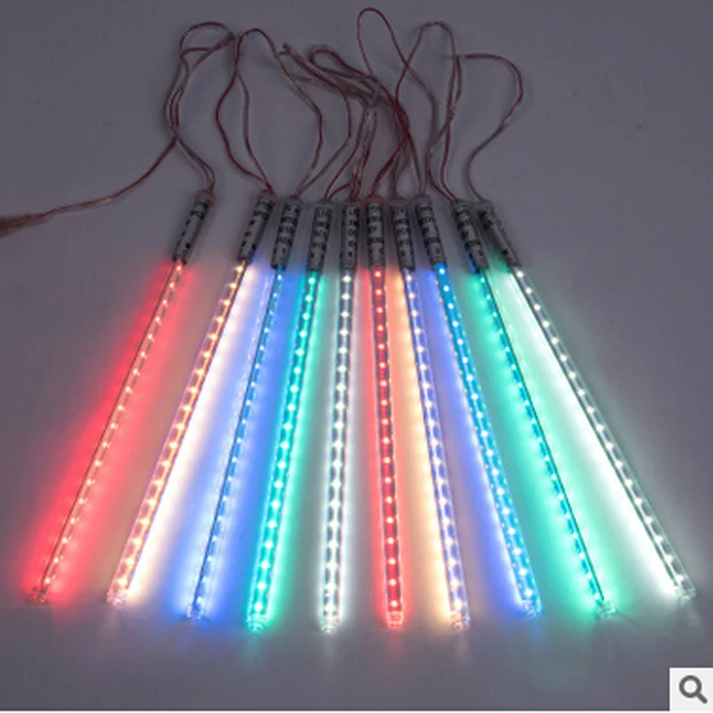 

Waterproof LED christmas lights 10pcs/set SMD2835 Snowfall Tube 30cm Meteor Rain Led Tube Light for christmas decoration outdoor