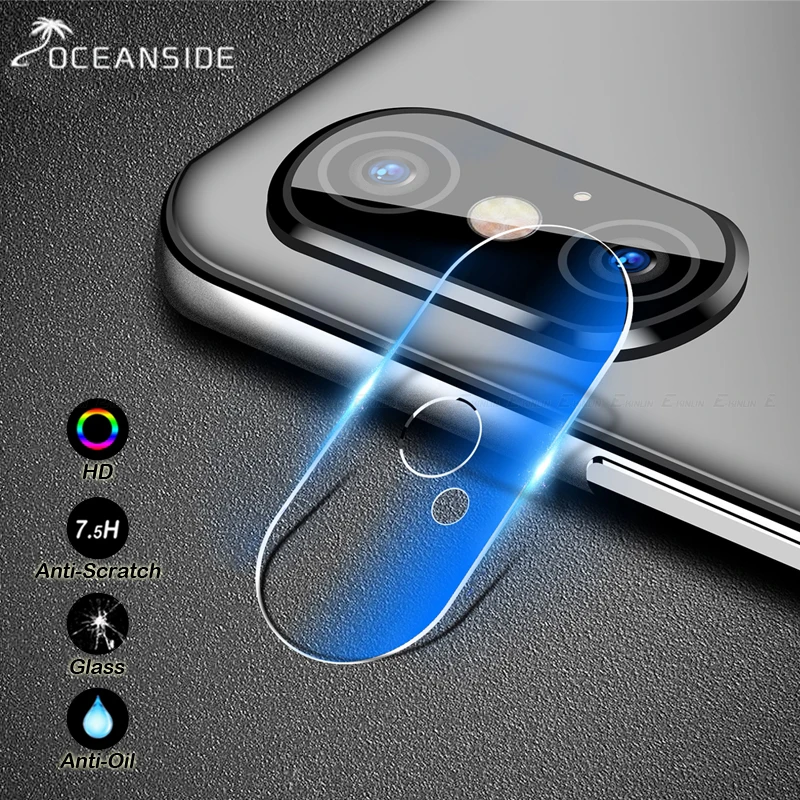 2 шт объектив камеры для iPhone XS Max XR X 8 7 6 6S Plus закаленная Защитная пленка стекла