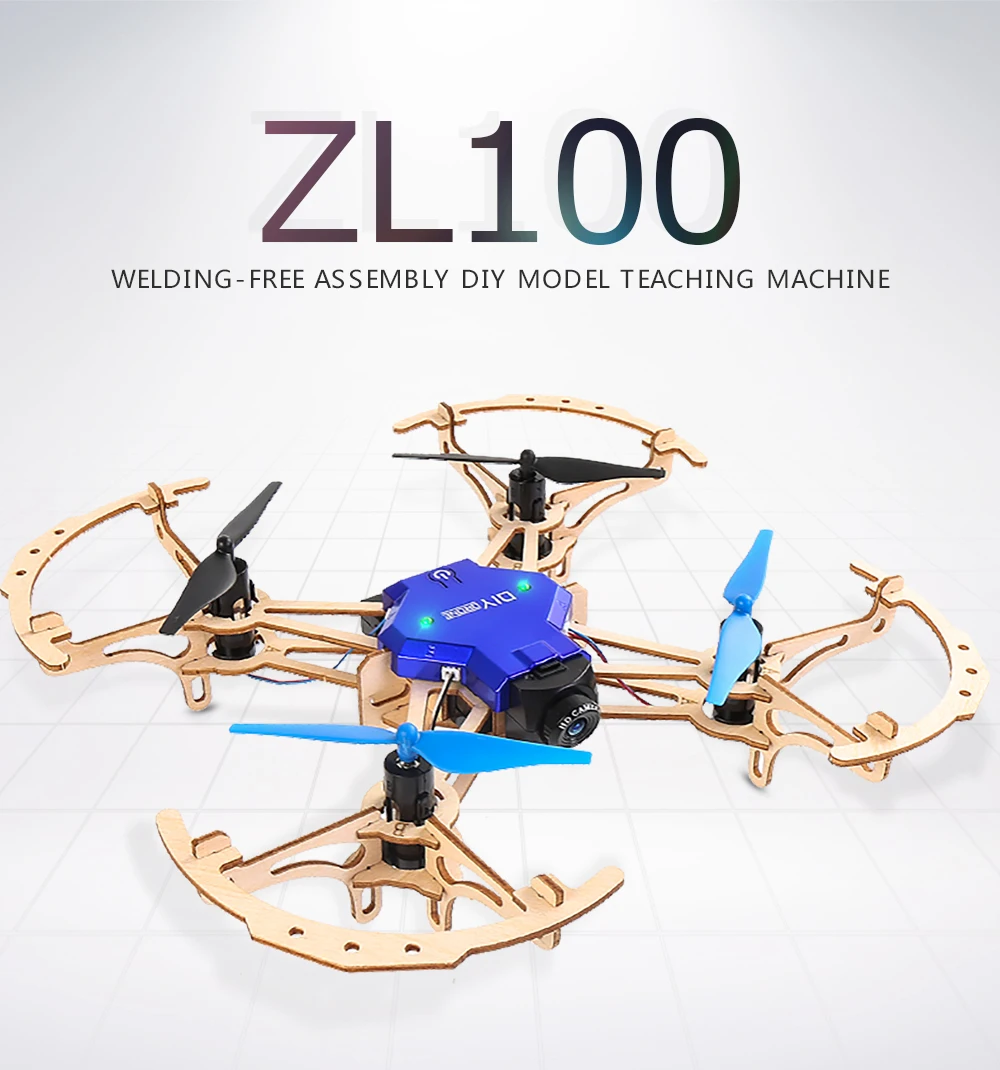 

ZL100 RC Drone Wooden remote control helicopter headless mode drone with camera speed control quadcopter drone profissional