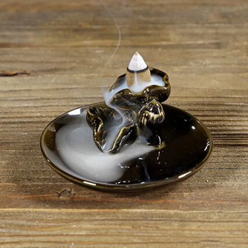 1Pc Burner Or 20Pc Natural Backflow Incense Pure Manual Multi function