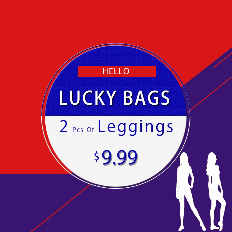 

Nessaj Lucky Bags 2 Pieces Sportswear High Waist Leggings Slim Fit Casual Pants Long Trousers Ladies Fitness Sexy Leggings