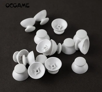

50pcs/lot White Big Hole 3D Analog Cover Plastic Thumb stick Rocker Joystick Grip Cap Shell Caps For Wii U WiiU Pro Controller