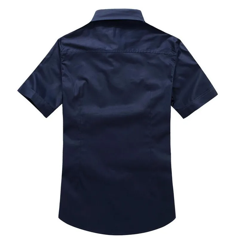 WIPU 2019 мода униформа летчика военные короткий рукав рубашки Для мужчин платье рубашка военная форма рубашка M-3XL