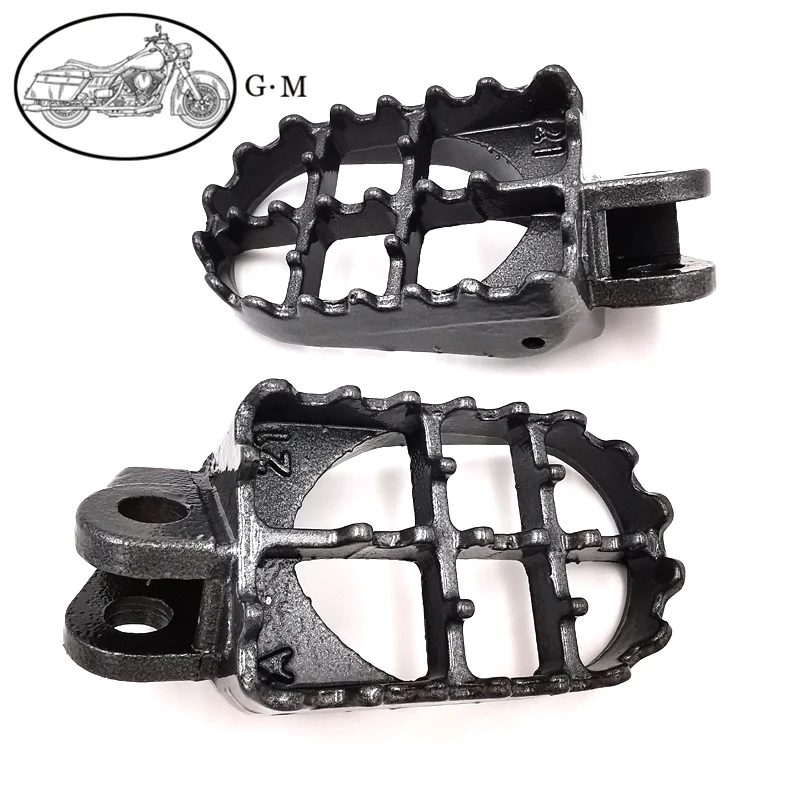 Steel MX Foot Pegs Rest Pedals Footpegs motorcycle accessories motorcycle footrests motorcycle foot pedals For SUZUKI RM 125 250 91-02 RMX 250 R S 93-99 DRZ400 E S 00 01 02 DRZ 400 SM 05-16
