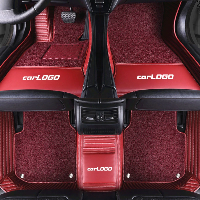 

Luxury Custom Car Floor Mat With Car LOGO for Land Rover X9 Sport Land Rover Discovery Sport Defender Freelander Range Rover Evo