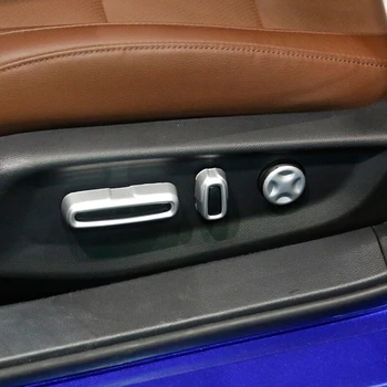 

For Honda Accord 10th 2018 2019 ABS Matte and Carbon fibre Car Seat adjustment Switch Cover trim car styling Accessories 5pcs
