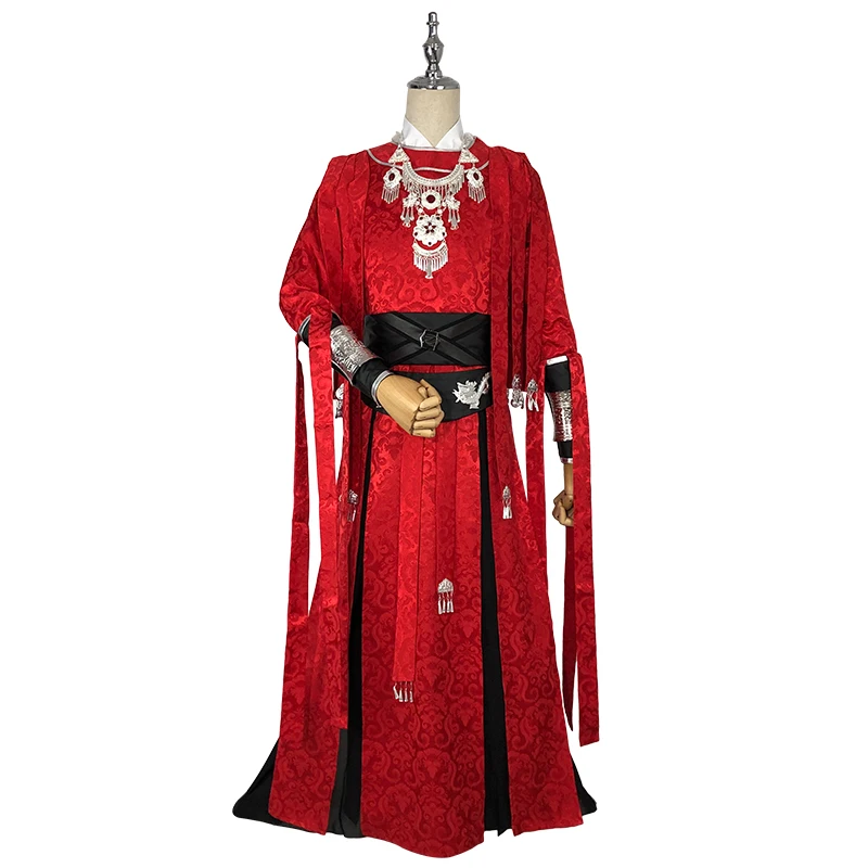 

Anime Tian Guan Ci Fu Desperate Ghost King Hua Cheng Cosplay Costume Full Set New Arrival