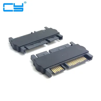 

10pcs 3.5" & 2.5inch SATA 22Pin 7+15 Male to SATA 22P 7+15 Male extension convertor Straight adapter