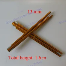 160 см Высота 4 секции диаметр 13 мм профессиональная палатка стержень опорный стержень укрытия брезент навес 7075 алюминиевый сплав полюс