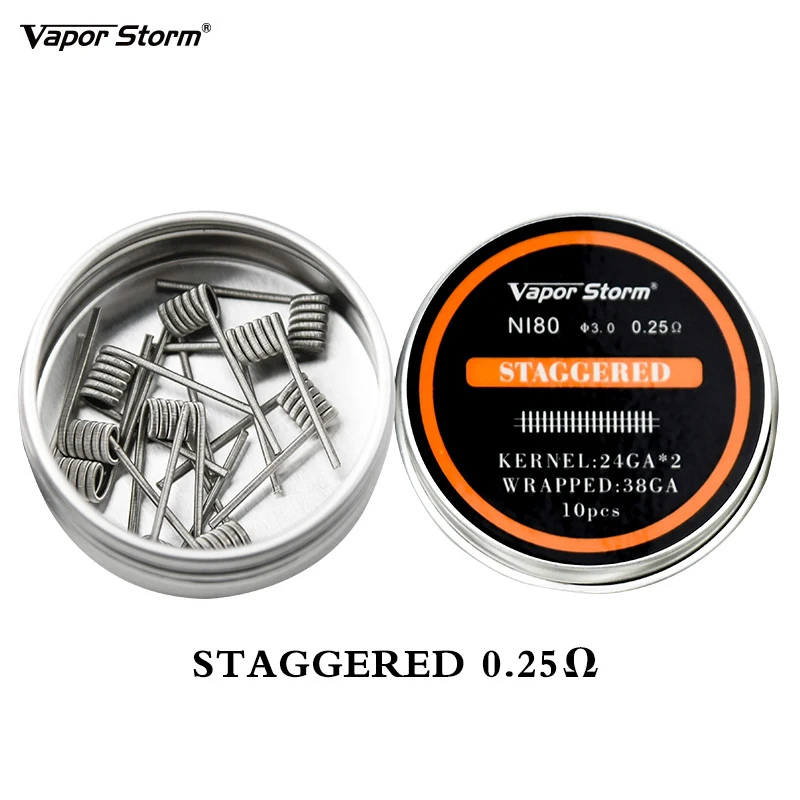 staggered
