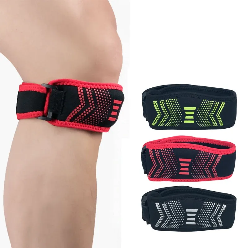 Knee Brace Straps Support Pads Knee Sliders Band Relieve Pain Patella Tendon for Fitness Running Basketball Men Women Sports HOT