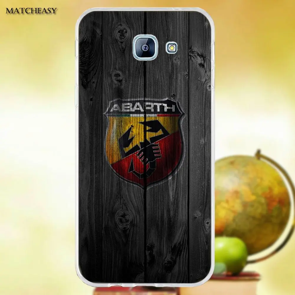 Oedmeb Fiat Abarth логотип ТПУ чехлы Чехол для Samsung Galaxy A3 A5 A7 J1 J2 J3 J5 J7 2015 2016