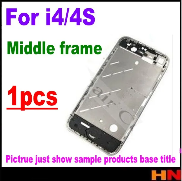 

1pc High quality Middle Frame Bezel Assembly Chassis Housing Mid Frame Housing Replacement part for iPhone 4 4G 4S