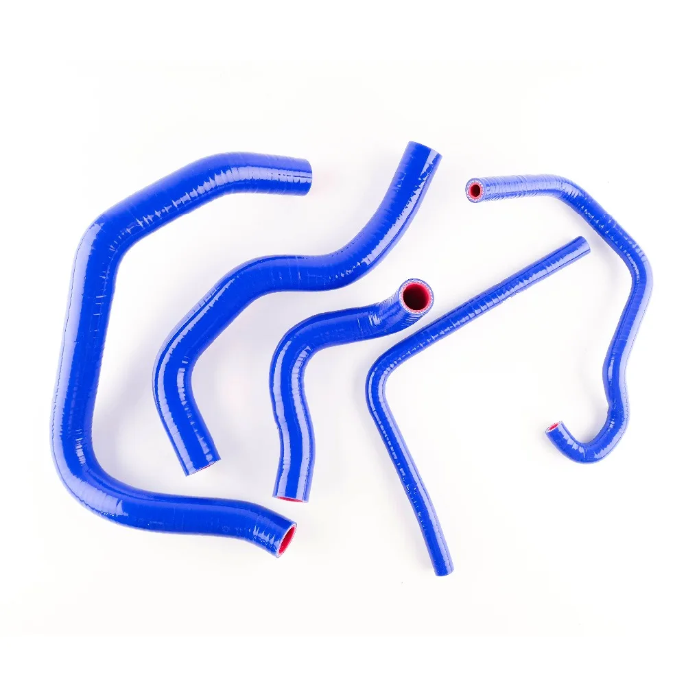 Blue Silicone Radiator Coolant Hose For Kawasaki Ninja ZX6R ZX 600 1998-2002