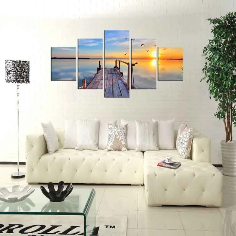 5 шт. Настенная картина с изображением Морского Пейзажа|canvas art|wall paintingfashion art |
