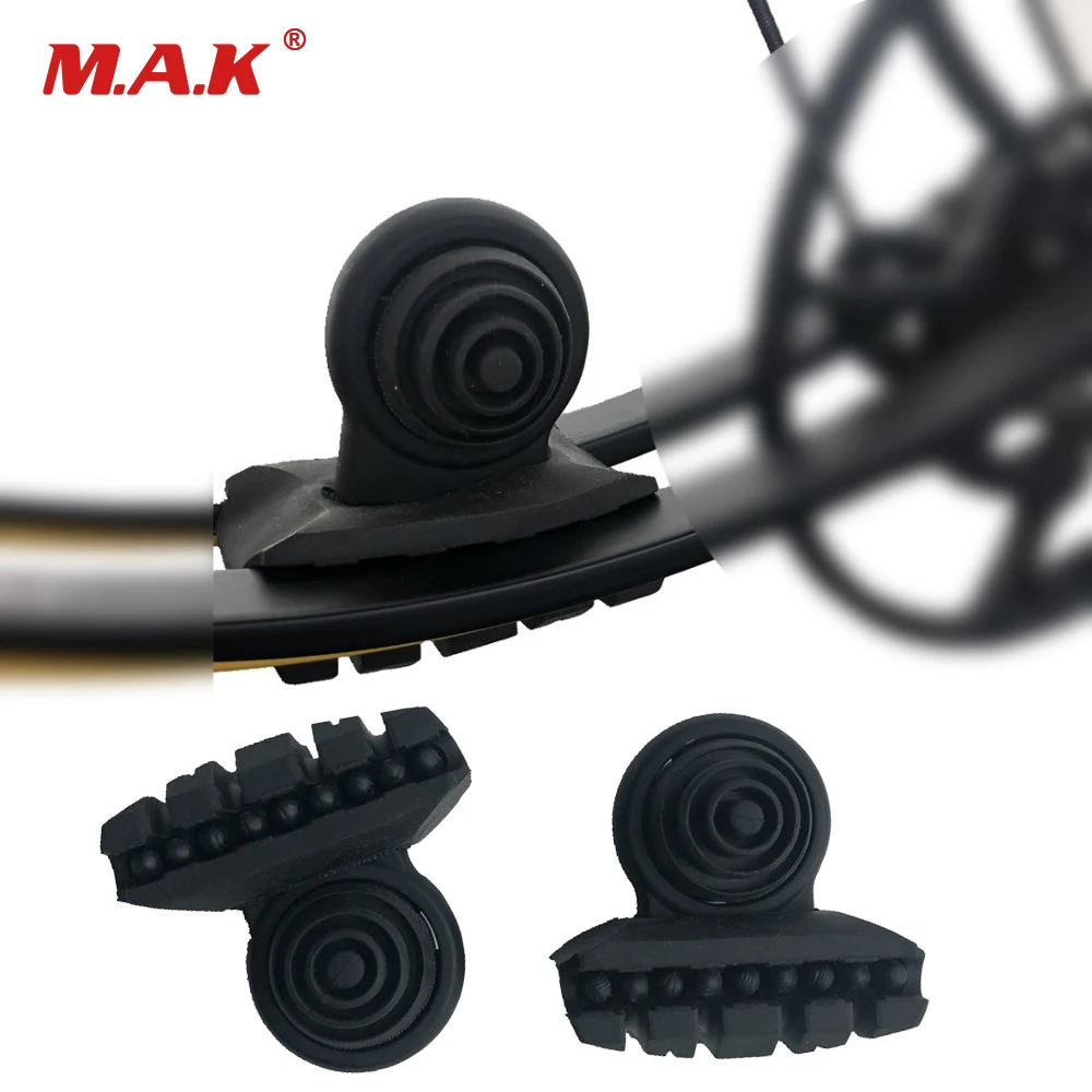 

1 pair Compound Bow Stabilizer Rubber Bow Absorbing Double Bow Limbs Cushion for Archery Hunting Shooting