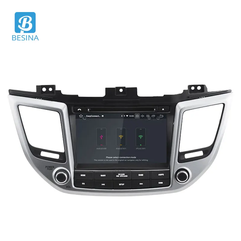 Perfect Besina Android 9.0 Car DVD Player For Hyundai Tucson/IX35 2016 2017 Multimedia GPS Navigation Stereo 2Din Car Radio WIFI audio 1