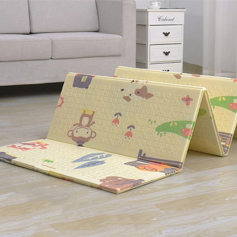 200*180*1,0 см детский игровой коврик Xpe Puzzle Детский коврик утолщенный Tapete Infantil детская комната ползающий коврик складной коврик ковер