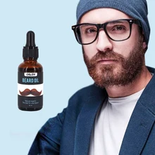 30ml Men Beard Oil Moisturizing Smoothing for Styling Growth 100% Natural Gentlemen Beard Care Conditioner L7