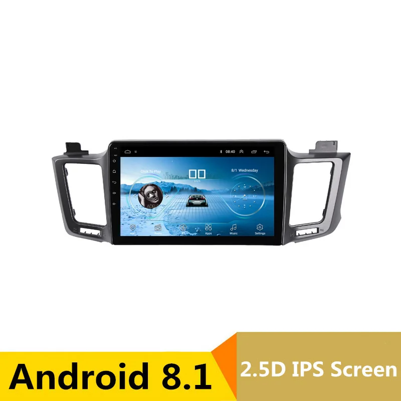 

10" 2.5D IPS Android 8.1 Car DVD Multimedia Player GPS For Toyota RAV4 2013 2014 2015 audio car radio stereo navigation