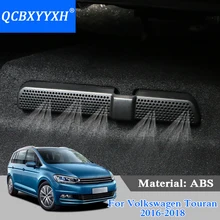 QCBXYYXH ABS стайлинга автомобилей интерьера под сиденьем воздуха на выходе блестками украшения для VW Touran- рама Стикеры аксессуары