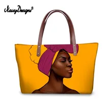 Noisydesigns Art Afro Lady Print Shopping женские сумки с верхней ручкой Большие Путешествия вместительные сумки De Mujer Shopper плечо такса большой