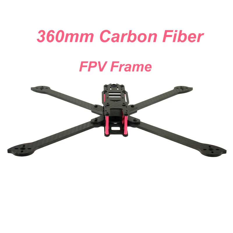 360 мм углеродное волокно FPV рама для фристайла комплект XL8 8 дюймов 4 Arms Quadcopter Frame Fit