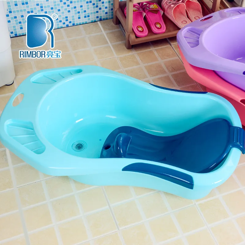 3 colour baby bath large size baby plastic material Bath bucket for bathing thick baby bath tub