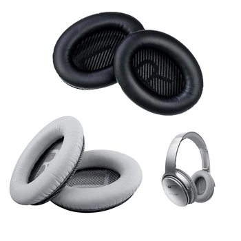 

100 Pairs Ear pad for Bose QC35 Cushions Leather Replacement Memory Foam Earpads For QuietComfort 35 Soft Headband Cushion