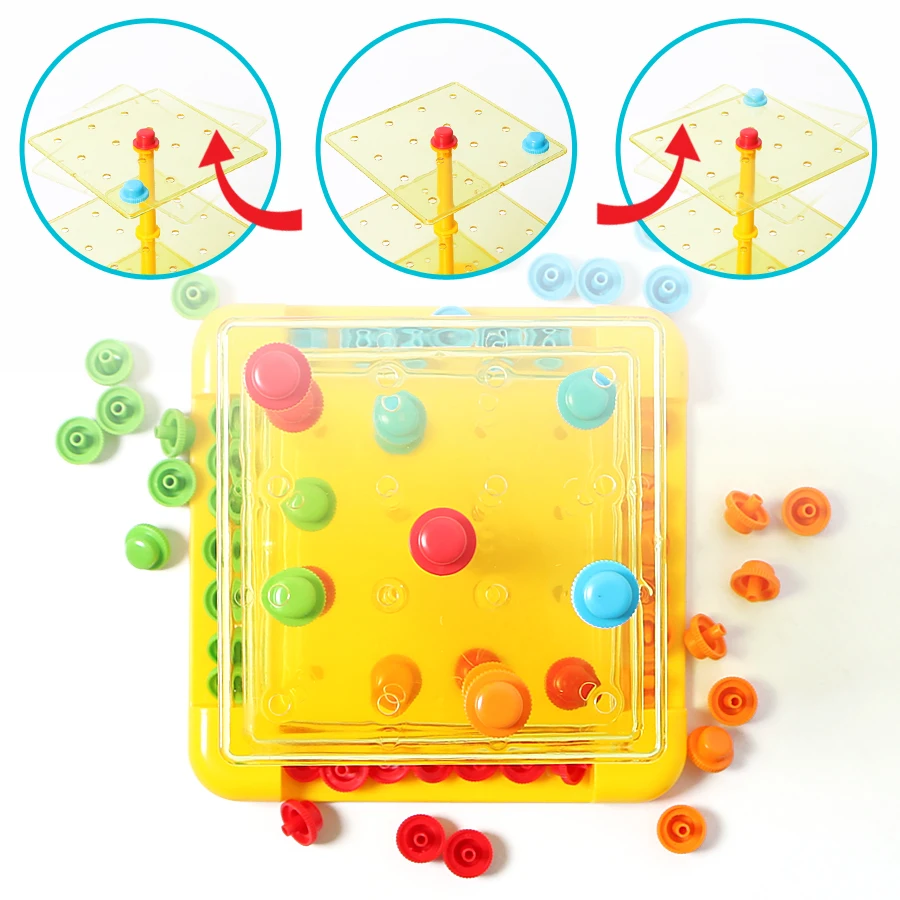 Tic Tac настольные игры с поворотом на палец 4 in a row классические новым закручиванием