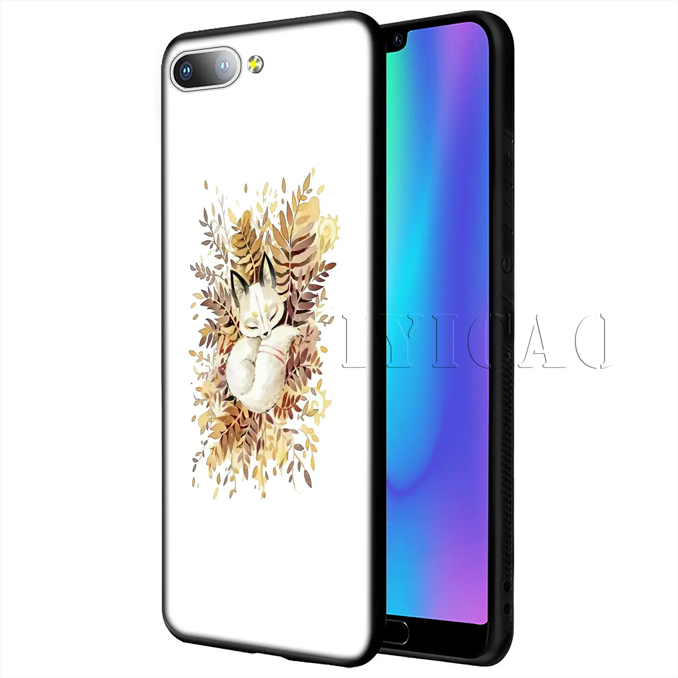 IYICAO Mr Fox с очками мягкий чехол для Huawei P20 Pro P10 P8 P9 P30 Lite Mini 2017 P Smart 2019|Бамперы| |