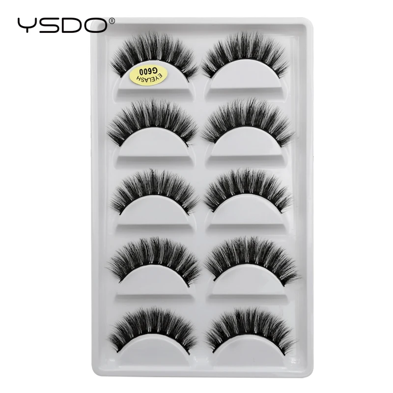 Mink False Eyelashes 3D Dramatic Natural Hair Lashes