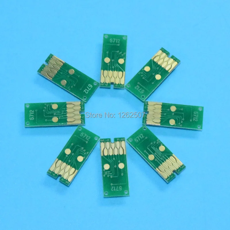 T6712 Maintenance Box Chip For Epson WF-8090 WF-8010 WF-8510 WF-8590 8090 8010 8510 8590 Printer Waste Ink Tank
