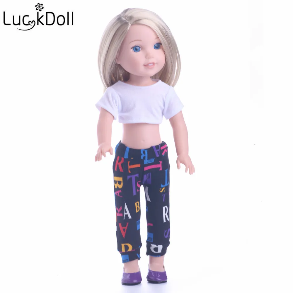 Luckydoll новая кукла одежда аксессуары юбка подходит для 14,5 дюймов Американская женская кукла игрушка детский лучший праздничный подарок