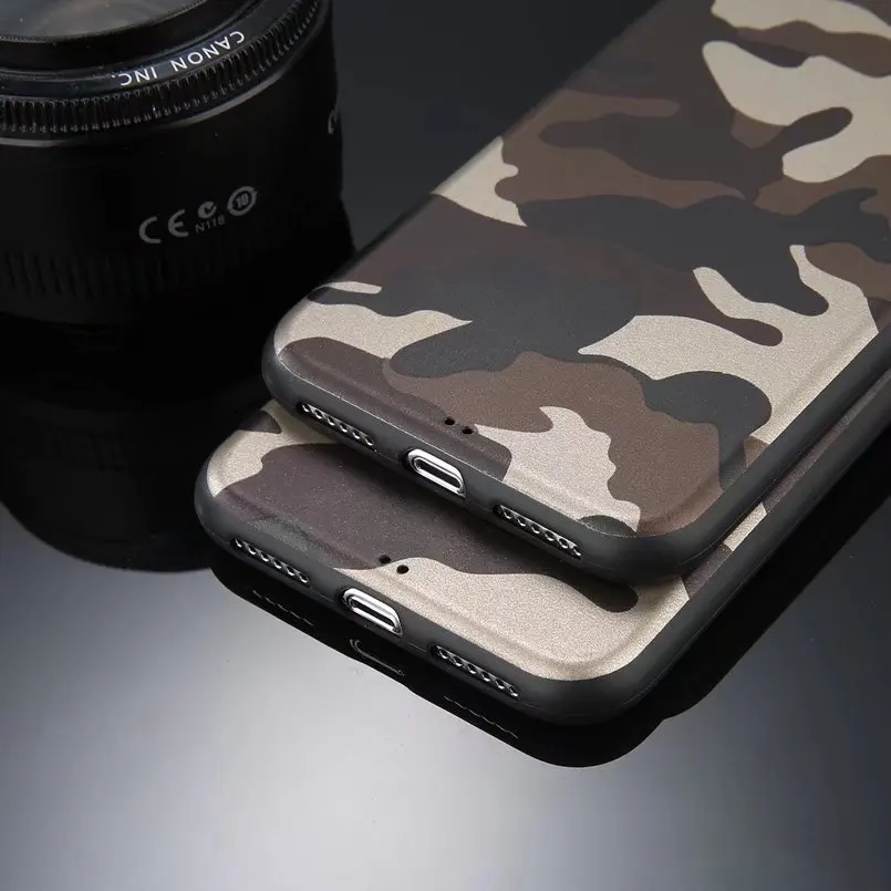 Чехол для iPhone 6 s plus чехол iphone 11Pro Max 11 Pro мягкий силиконовый армейский камуфляжный 7