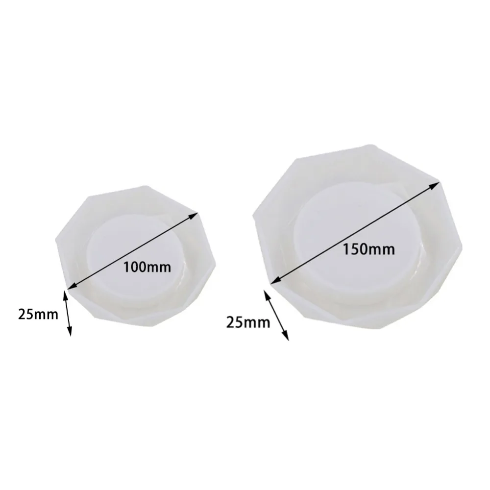 Горячая пепельница многоугольная силиконовая форма для цемента бетонная пепельница террасированная пластина для хранения гипсового клея Смола Цветочный Горшок силиконовая форма