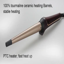 Бигуди конические щипцы для завивки Однотрубная керамическая глазурь груша цветок конус Электрические волосы кудрявые волосы