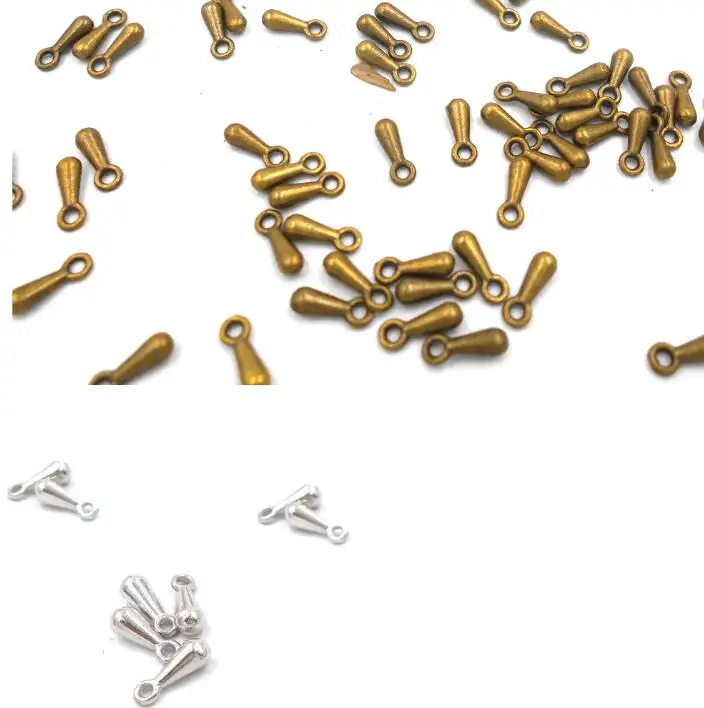 

100pcs/lot 2*7mm Ending Droplets End Of Extend The Chain Gold/Silver Plated For Necklace Bracelet DIY